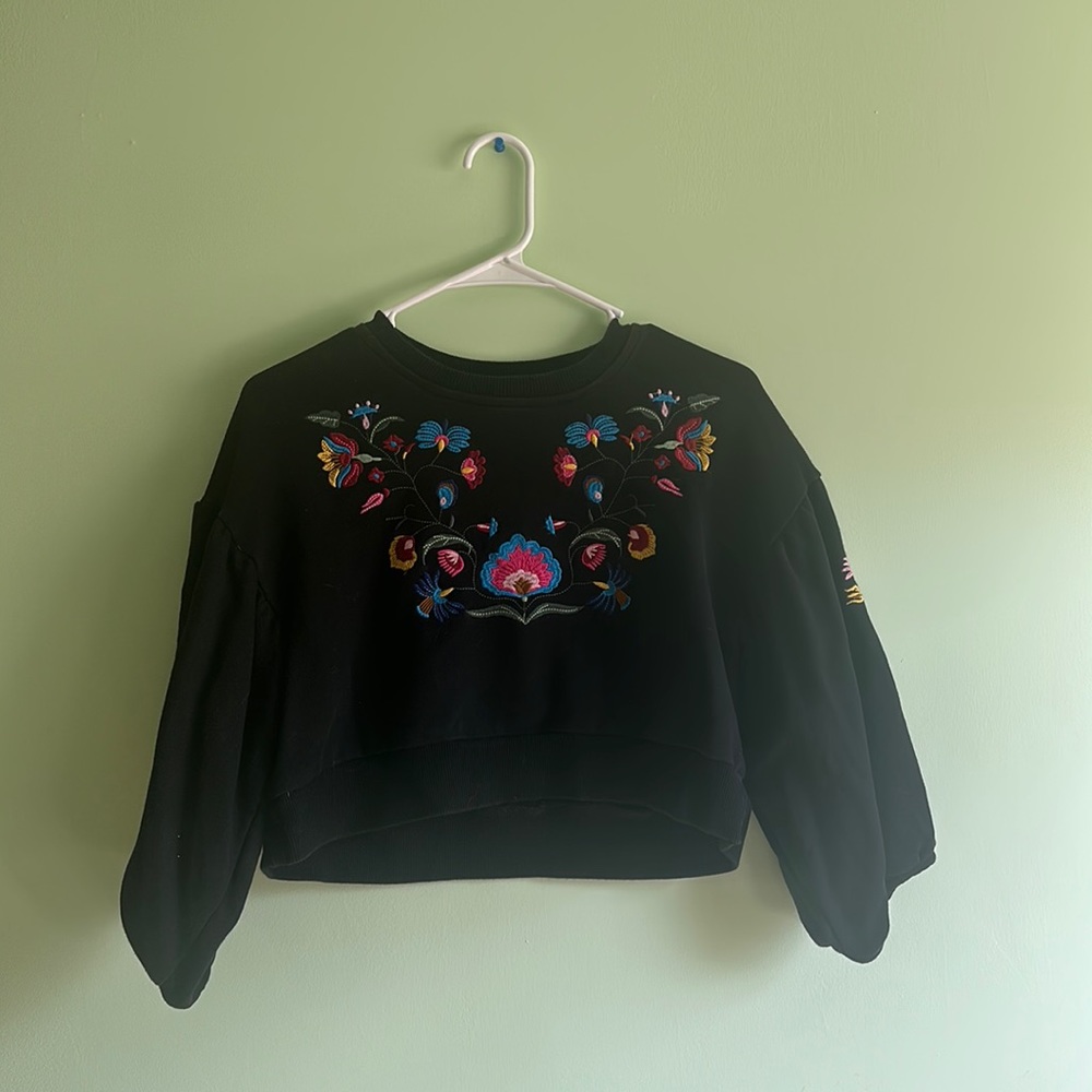 Cropped sweater from Forever 21.